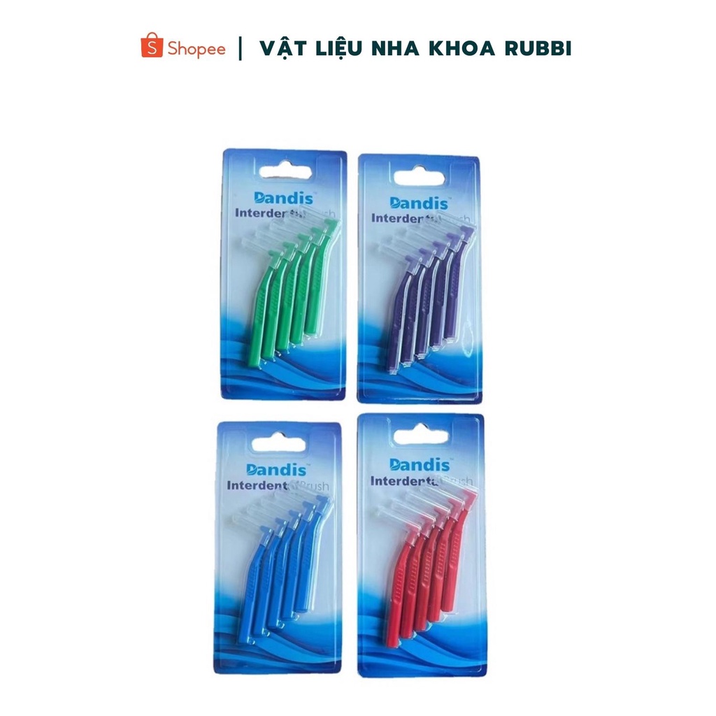 Bàn chải kẽ răng làm sạch khe răng niềng, chuyên dùng cho người niềng răng - ảnh sản phẩm 9