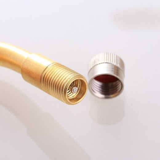 Đầu Chuyển Đổi Nối Van Bơm Hơi Bánh Xe Đạp Cong Góc 90 Độ Có Nắp Đậy Kín Hơi 1 Chiều