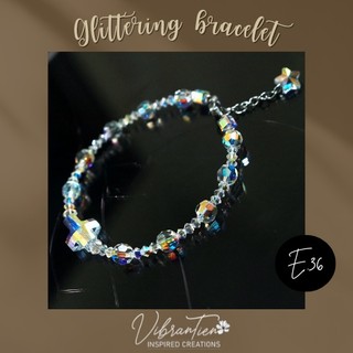 [Mã SKAMLTSM9 giảm 10% đơn 99K] Vòng tay pha lê Swarovski B.34