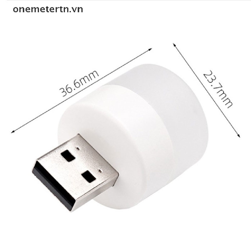 Onemetertn Đèn LED Tròn Nhỏ Cắm Sạc USB Dùng Đọc Sách Ban Đêm | BigBuy360 - bigbuy360.vn