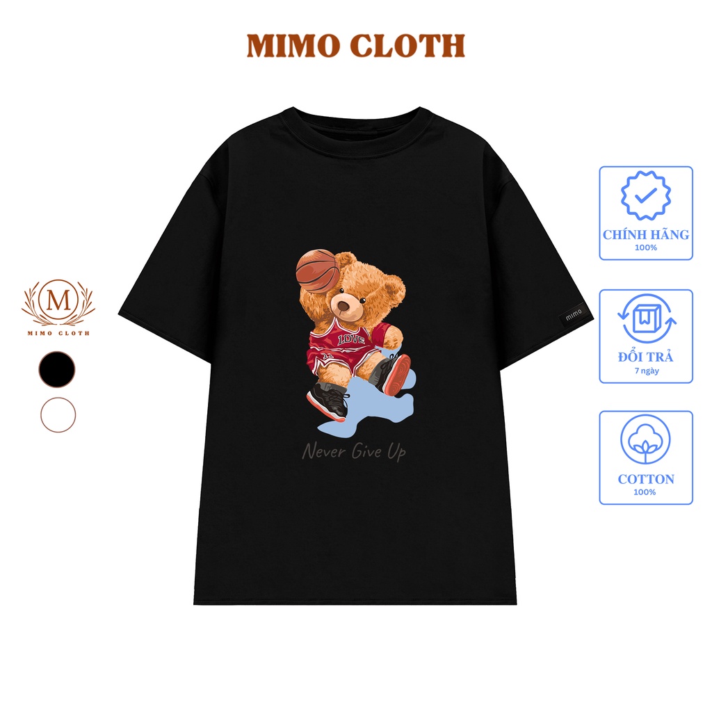 Áo Thun Local Brand Unisex MIMOCLOTH Áo Đôi Love Basketball