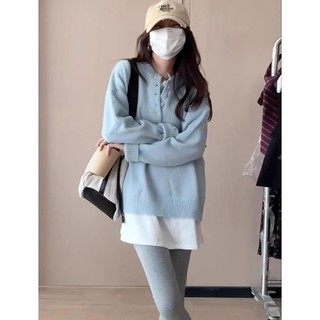 [ Thanh lý ] Áo len xanh babi QC