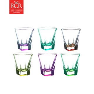 Ly Rock Thuỷ Tinh Pha Lê Màu RCR - Fusion Coloured Dof Tumblers 270 ml