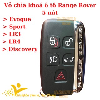 Vỏ chìa khóa smarkey Range Rover – Vỏ chìa khoá ô tô Range Rover 5 nút Evoque, Sport, LR3, LR4 Discovery