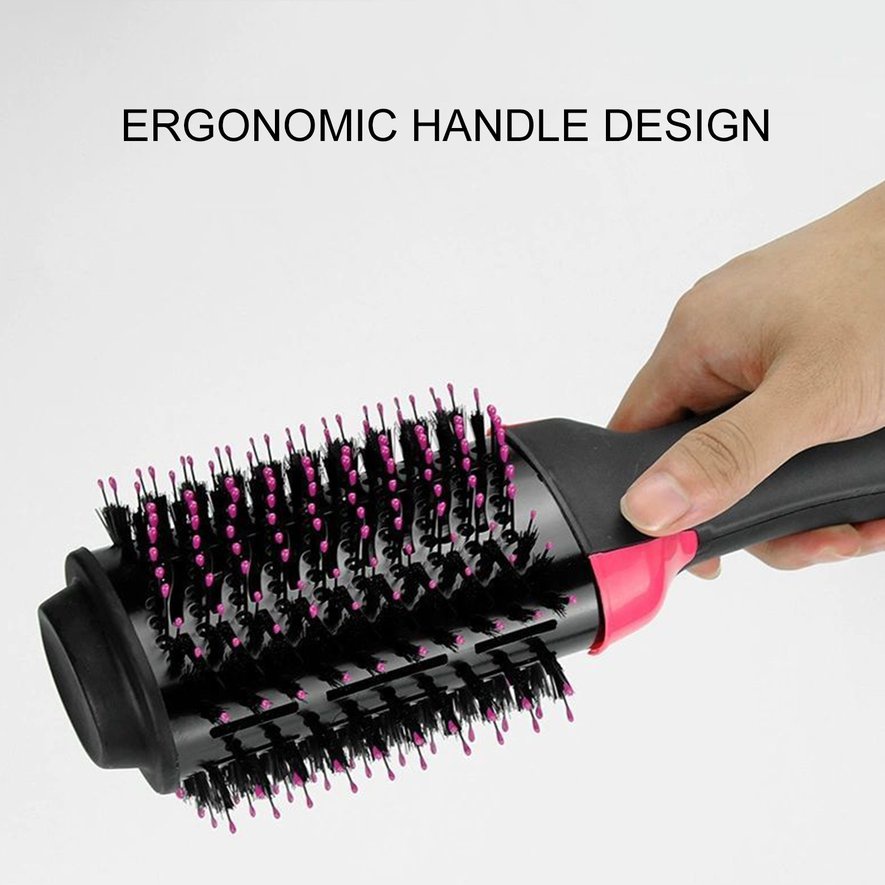 ❤Hair Dryer Hot Air Brush Styler And Volumizer Straightener Curler Comb Roller