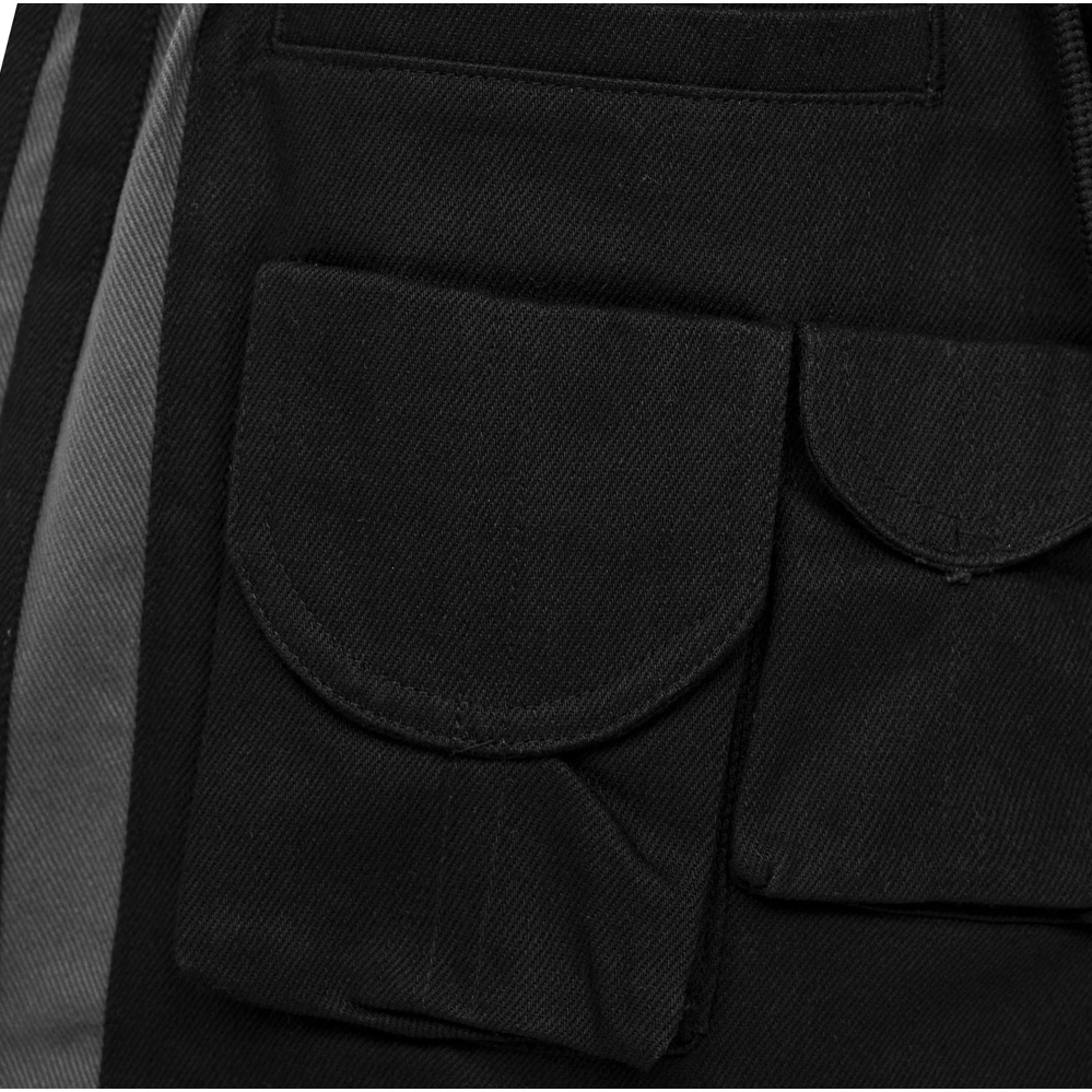 Quần Short Nam Nữ Bad Habits "MƠ" MULTI POCKET SHORTS BLACK - LOCAL BRAND CHÍNH HÃNG