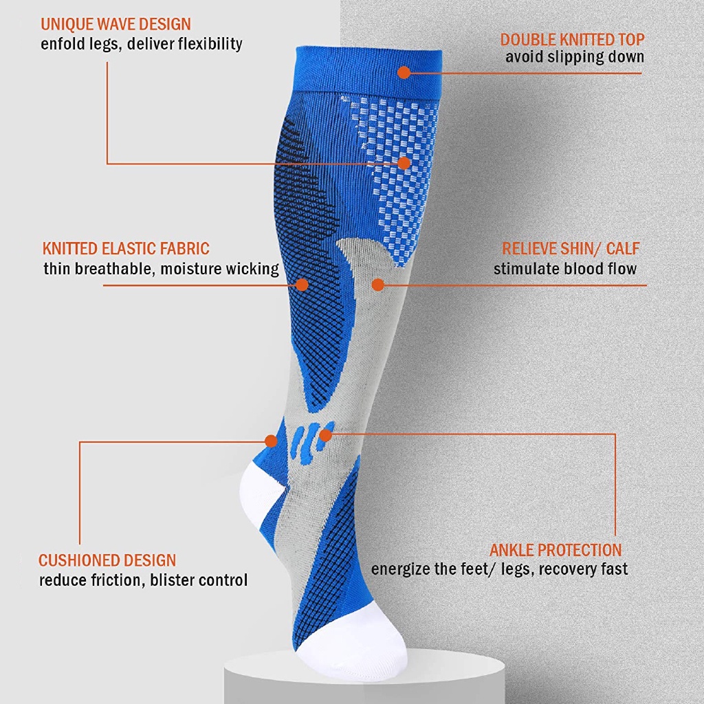 Vớ Nén Cổ Cao Thời Trang Cho Nam Và Nữ