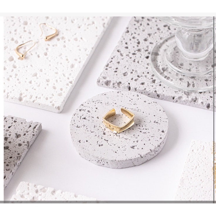 Phiến đá nhỏ, Gạch Lỗ thiên nhiên mới lạ, Tấm Thạch Cao Lỗ giả đá chụp ảnh decor siêu đẹp