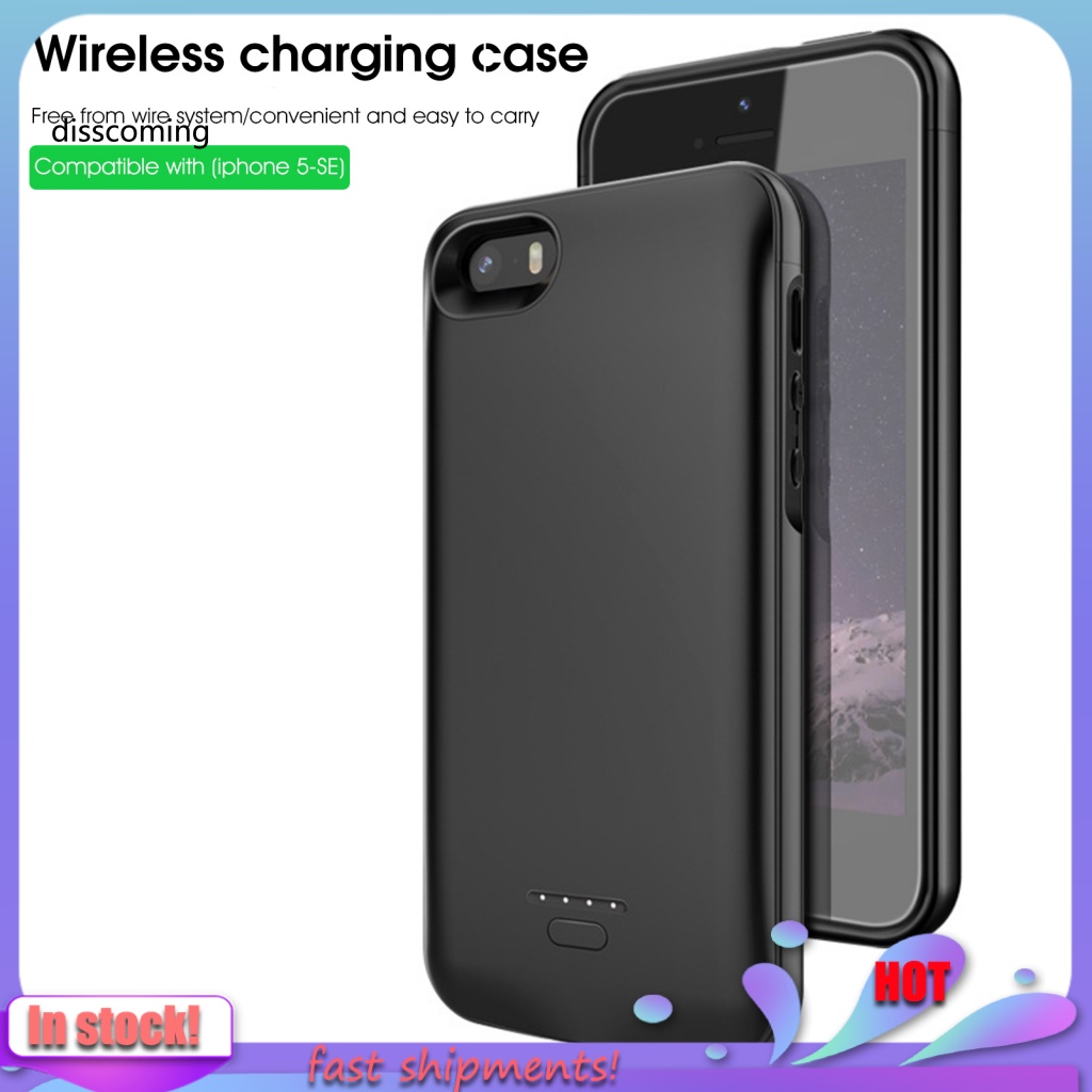 Ốp Điện Thoại Pin Siêu Mỏng Bảo Vệ Cho iPhone5 / 5s / 5se