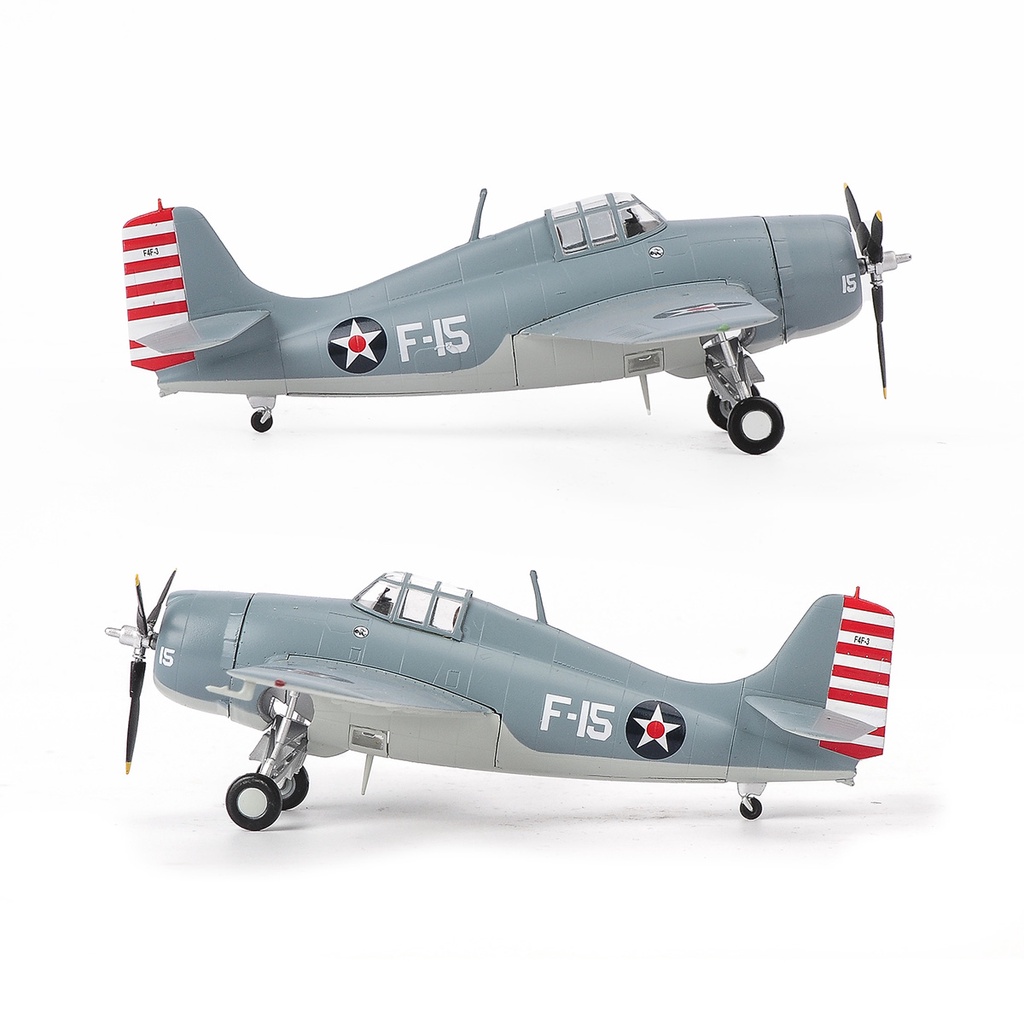 Mô Hình Máy Bay Chiến Đấu Mỹ F4F Wildcat VF-3 Aboard USS LEXINGTON WWII Tỉ Lệ 1 / 72