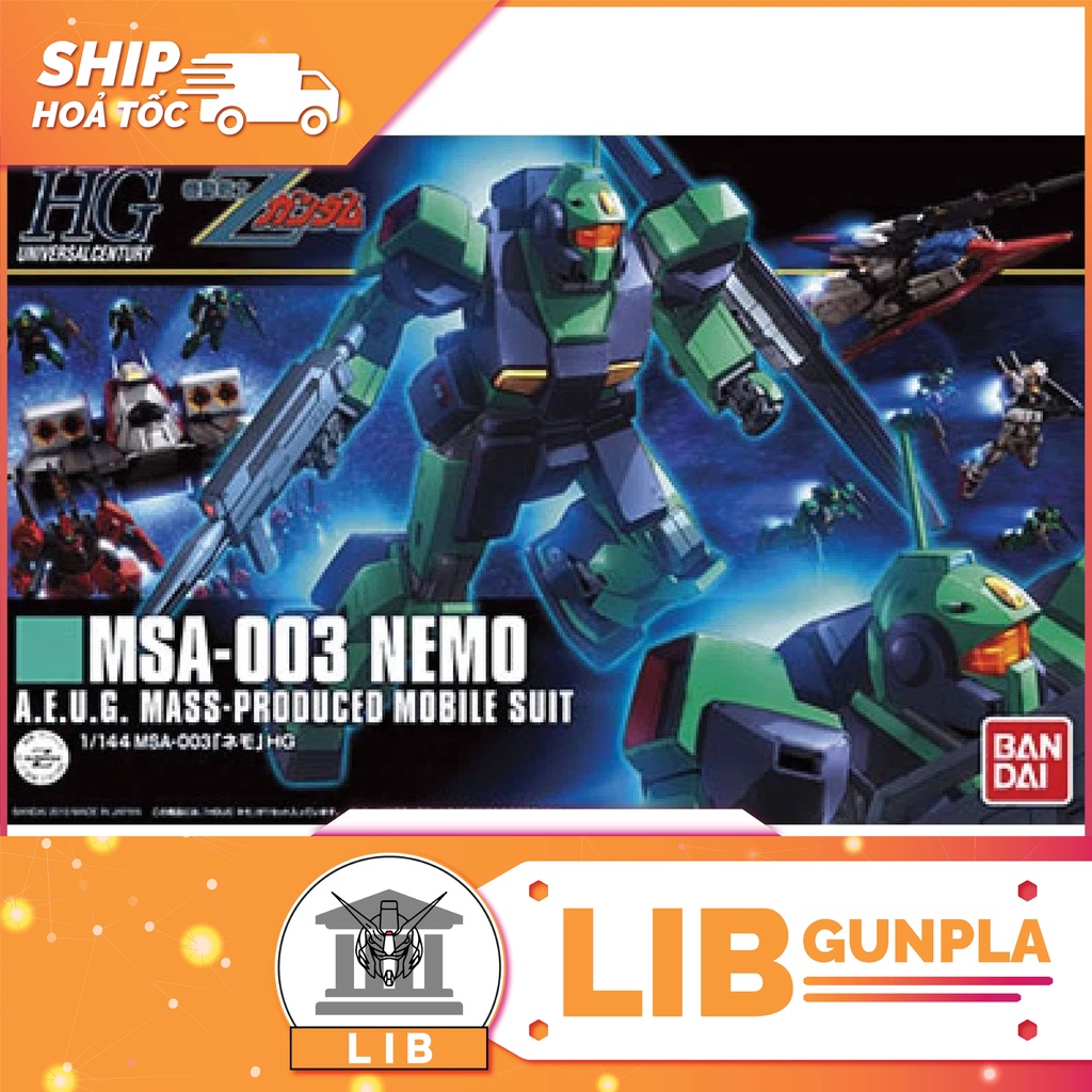Mô hình lắp ráp Gundam HG UC Nemo Zeta Ver