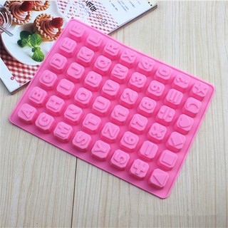 Silicone Mold Alphanumeric Chocolate Stereo Kitchen Baking Decoration Tool Resin DIY Cake Chocolate Fondant Moulds Accessories