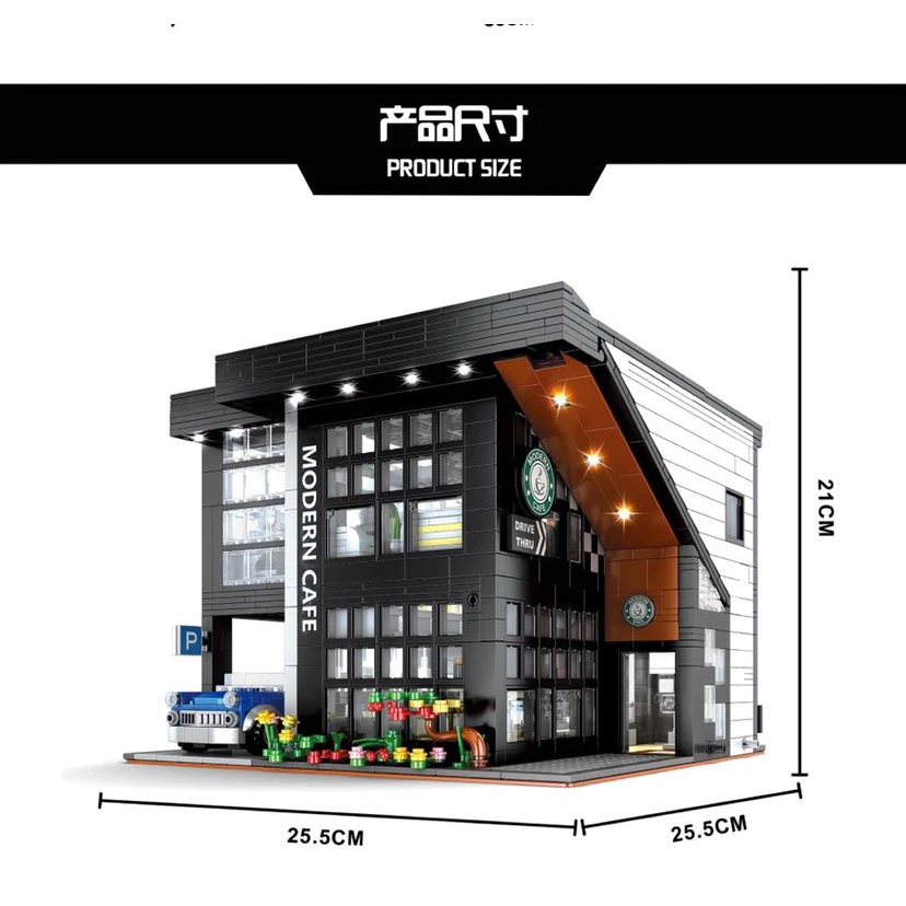 Đồ Chơi Mô Hình 3D Lắp Ráp Modern Cafe 86005