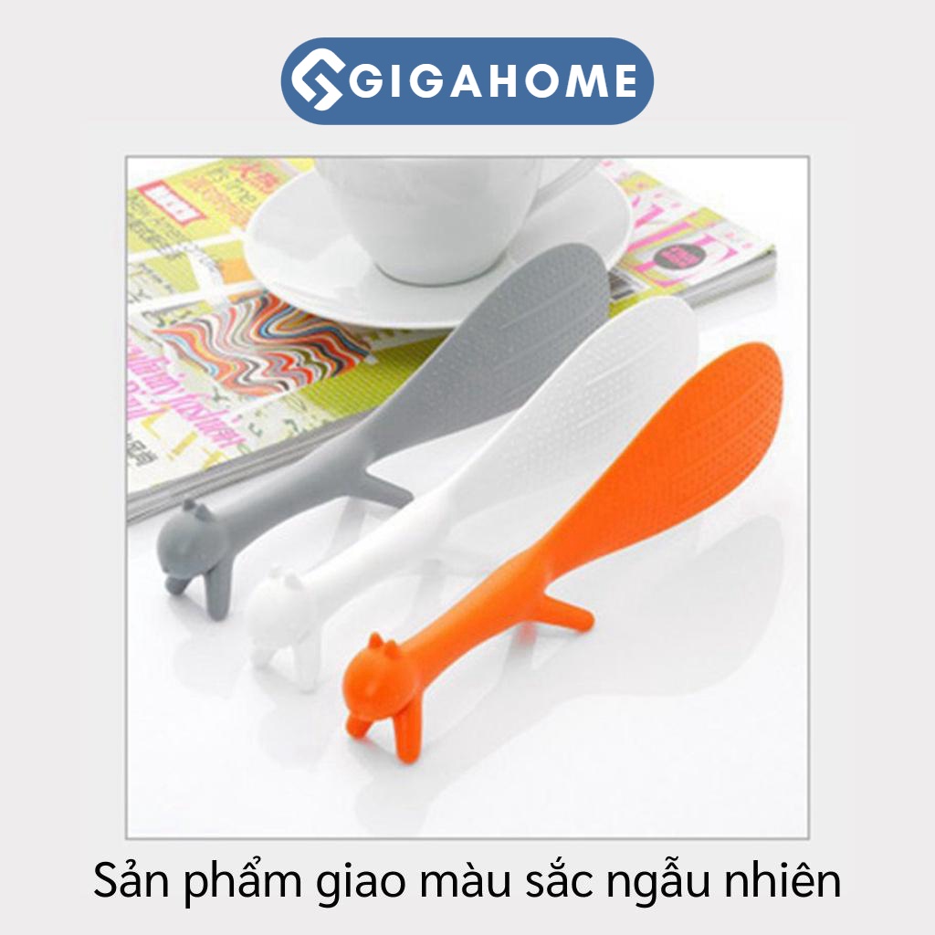 Muôi Xúc Cơm GIGAHOME Chống Dính, Hình Sóc Đáng Yêu 7871