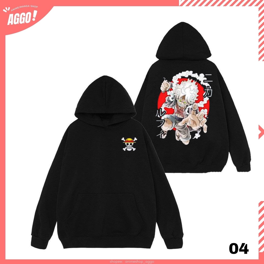 Áo Hoodie Nỉ Anime One Piece, Luffy Gear 5. Áo Nỉ Dày Dặn Phong Cách Trẻ Trung Năng Động Form Rộng Nam Nữ Đủ Size