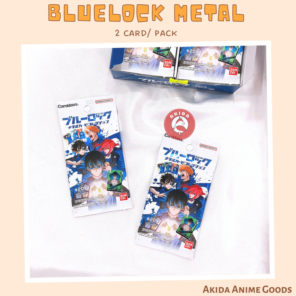 Pack random/ Thẻ nhân phẩm - metal - Bluelock