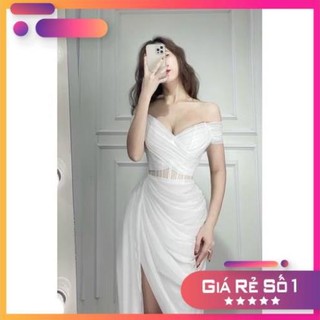 Đầm body voan hoa trễ vai siêu xinh TRIPBLE T DRESS - size S/M/L - MS212Y