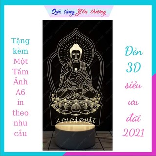 Đèn led 3D hình Phật
