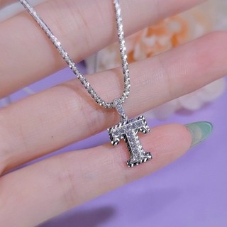 Dây chuyền kim sa và mặt chữ Bạc ý 925
