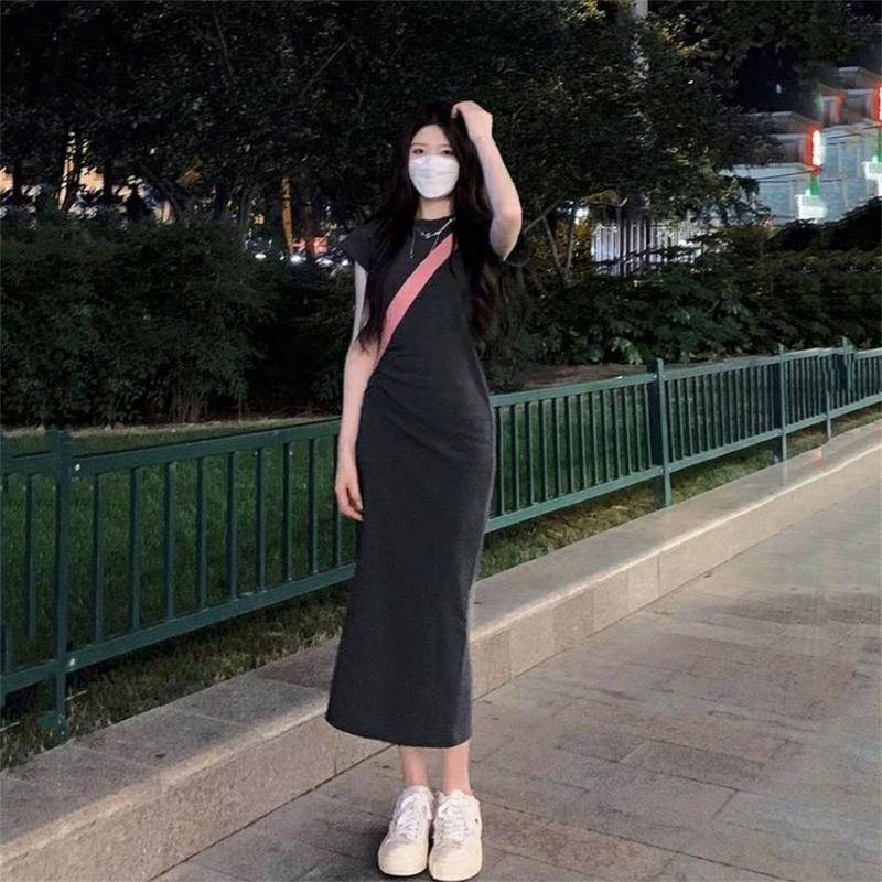 Chân Váy Dài Qua Gối Dáng Ôm Phong Cách Phương Tây Thời Trang Cho Nữ