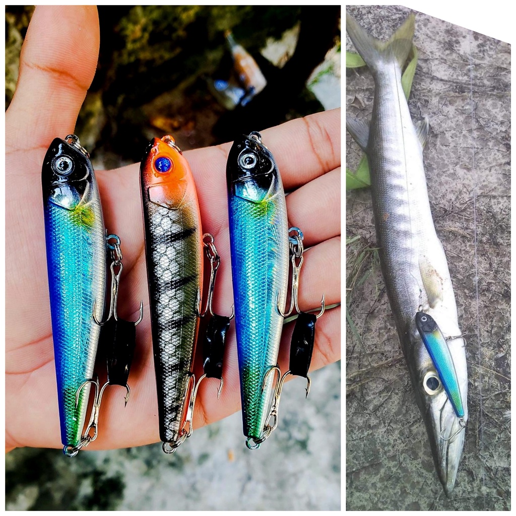 Mồi Giả câu lure dạng wokingdogg mặt nước 9cm/9,6g