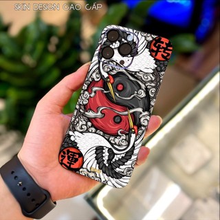 Dán Skin điện thoại hinh Hạc ngũ hành, Cho Iphone 6/ 7/ 8/ X/ XS/ XS Max/ 11/ 11 Pro Max Và Các Dòng Máy Android