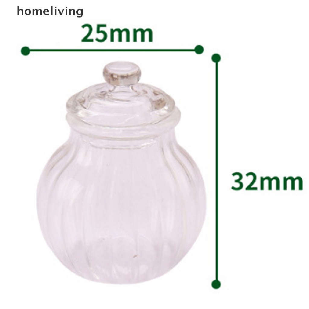 Hũ Đựng Kẹo / Bánh Quy Mini Tỉ Lệ 1: 12 Độc Đáo Trang Trí Nhà Búp Bê