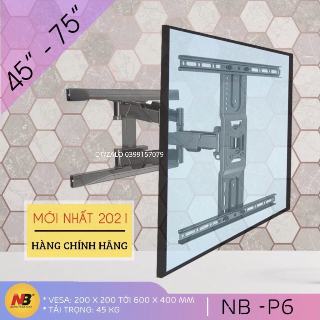 Gía Khung Treo Tivi 32 inch - 80 inch NB-P4 P5 P6 North Bayou Xoay Đa Năng - Model 2021 - HÀNG CHÍNH HÃNG