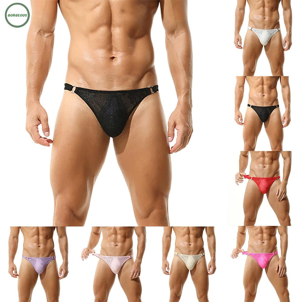GORGEOUS~Briefs Underpants Underwear Erotic Lingerie Gay Knickers LaceBreathable
