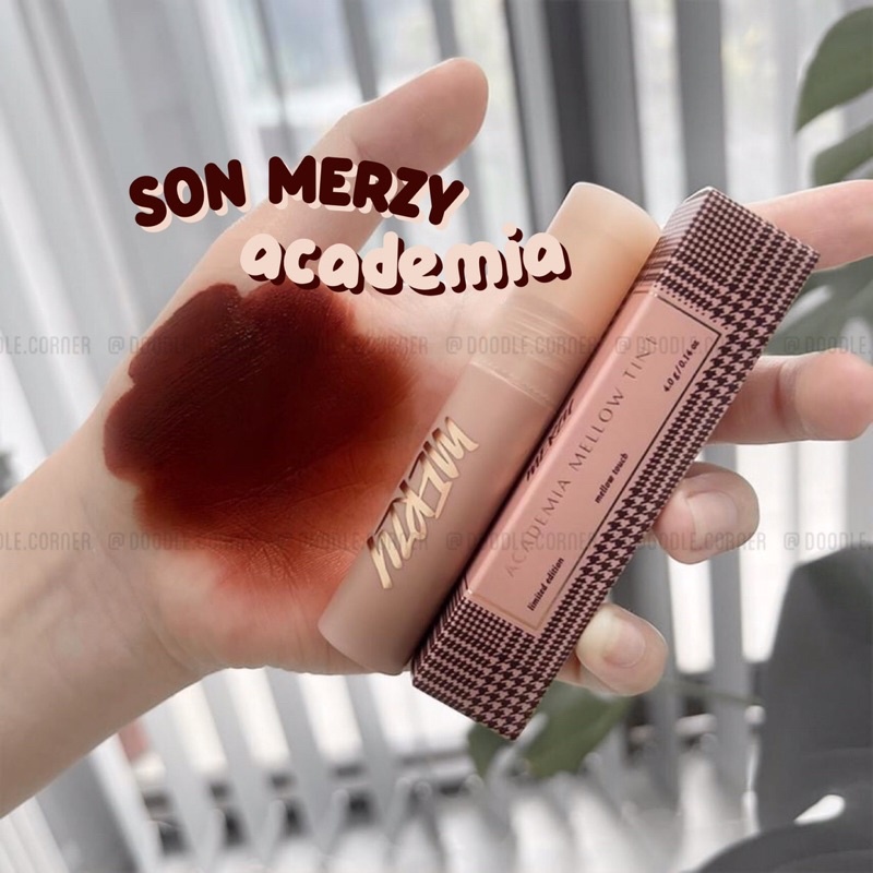 Son kem lì mềm mịn, lâu trôi Merzy Academia Mellow Tint