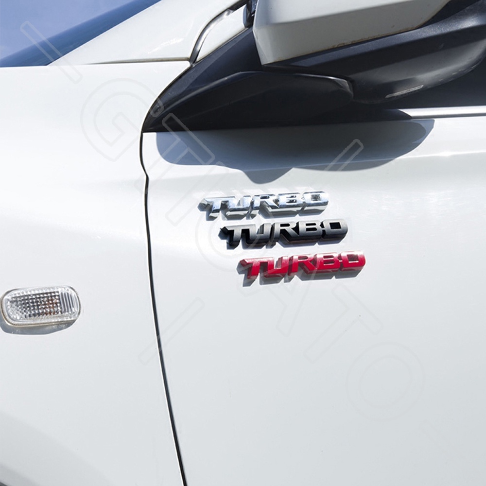 GTIOATO TURBO Huy Hiệu Xe Hơi Biểu Tượng Xe Biểu Tượng Oto Biểu Tượng ô Tô Huy Hiệu ô Tô Biểu Tượng Xe Hơi HợP Kim KẽM Phụ KiệN Trang Trí Ô Tô