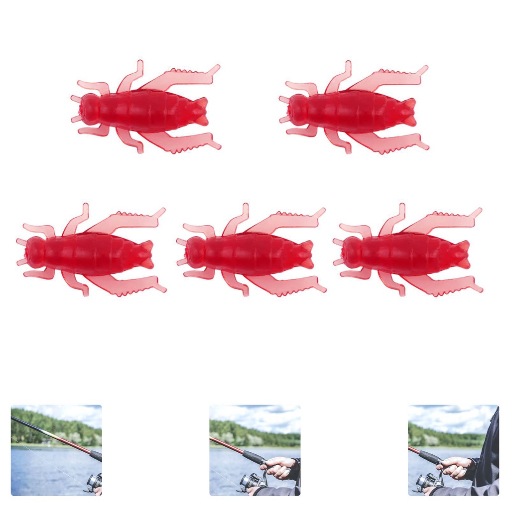 Set 50 Mồi Câu Cá Nhân Tạo Bằng Silicon Mềm Gọn Nhẹ Sống Động Như Thật