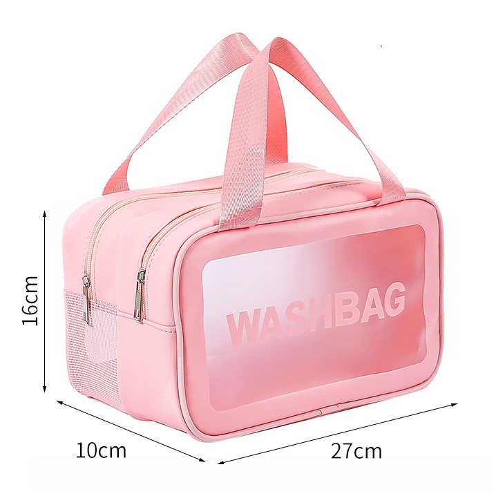 Túi Đựng mỹ Phẩm Hai Ngăn Bamozo Washbag Có Tay Cầm Tiện Dụng