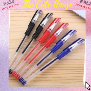 Combo 5 cây bút gel mực nước văn phòng 0.5mm mực xanh đen đỏ bút gel nước giá rẻ