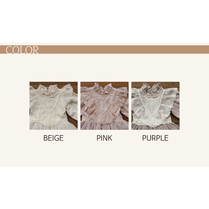 Váy Princess mix ren siu xinh bé gái