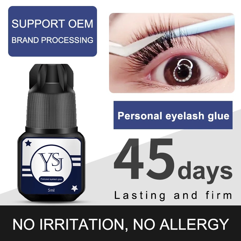 Keo Dán Lông Mi Giả 5ml Lâu Trôi Nhanh Khô Không Gây Dị Ứng Màu Đen