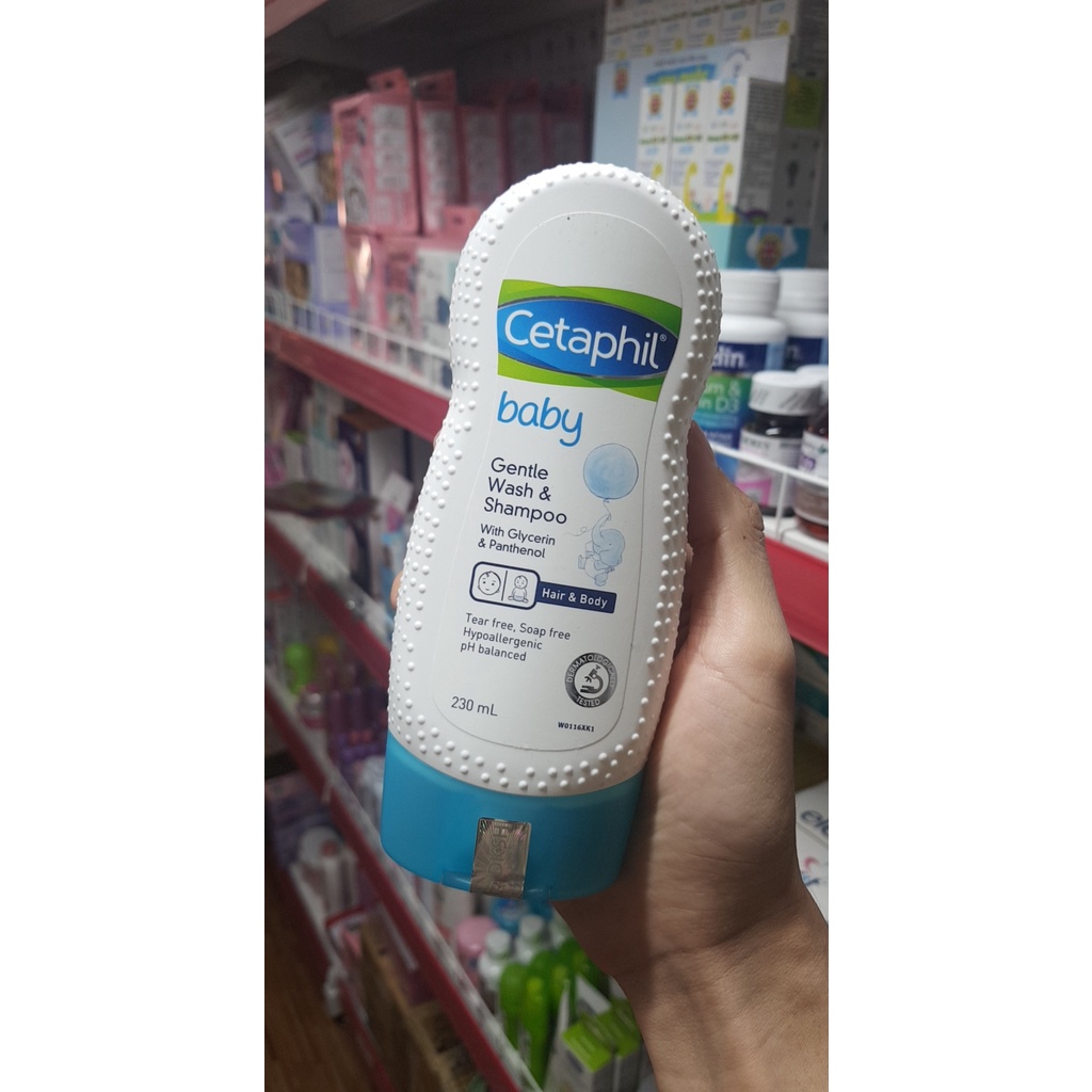 Sữa tắm gội dịu nhẹ cho bé Cetaphil Baby Gentle Wash & Shampoo 230ml/400ml