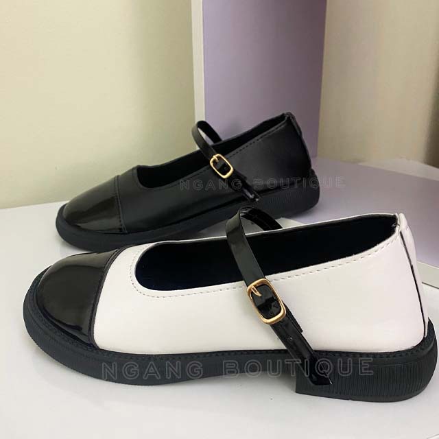 Giày Lolita đế cao Mary Jane style Ulzzang Hàn Quốc quai ngang 2cm