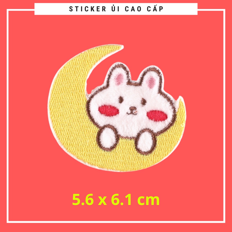 Sticker ủi áo cao cấp CÓ SẴN KEO ỦI, sticker dán quần áo dùng làm miếng vá quần áo rách, trang trí quần áo