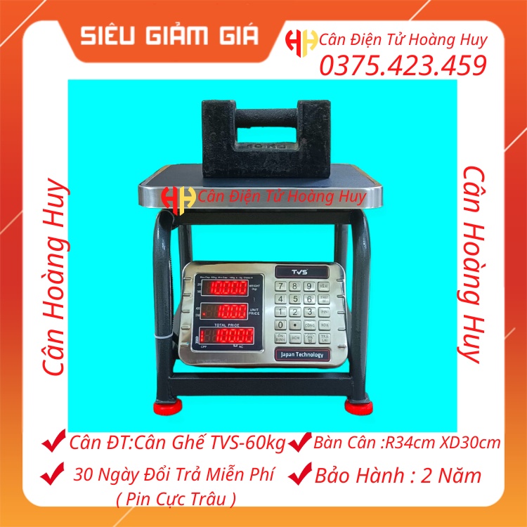 Cân điện tử tính tiền cân ghế YES -WEIGH 60kg,100kg,150,200kg dùng cân hàng nông sản,bảo hành 2 năm CÂN HOÀNG HUY