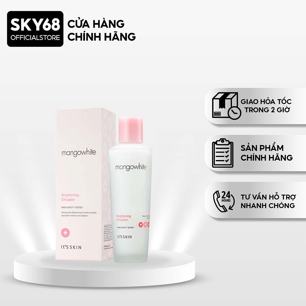 Sữa Dưỡng Trắng Da & Chống Lão Hóa Chiết Xuất Măng Cụt It's Skin Mangowhite Brightening Emulsion 150ml