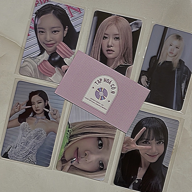THẺ CARD BLACKPINK LUCKY DRAW LD MD BOOTH - CONCERT
