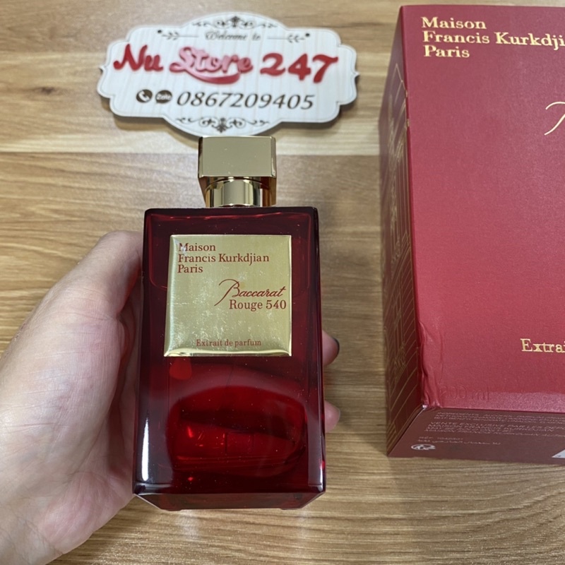 Nước Hoa 200ml  MFK Baccarat Rouge 540 Extrait Fullseal