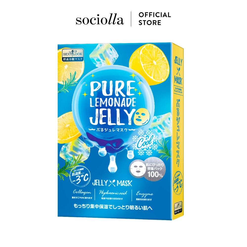 Mặt Nạ Cấp Ẩm Làm Mát Thạch Jelly Sexy Look Pure Lemonade Jelly