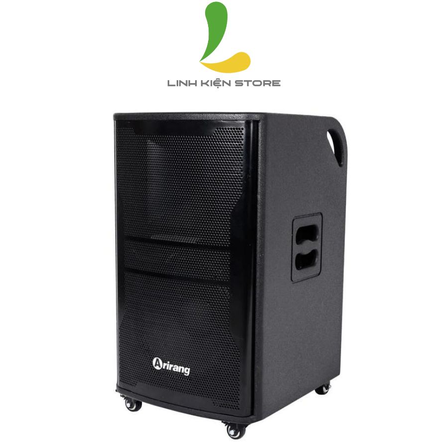 Loa kéo Arirang MK2 - Loa bluetooth thùng gỗ MDF hát karaoke tặng kèm micro không dây