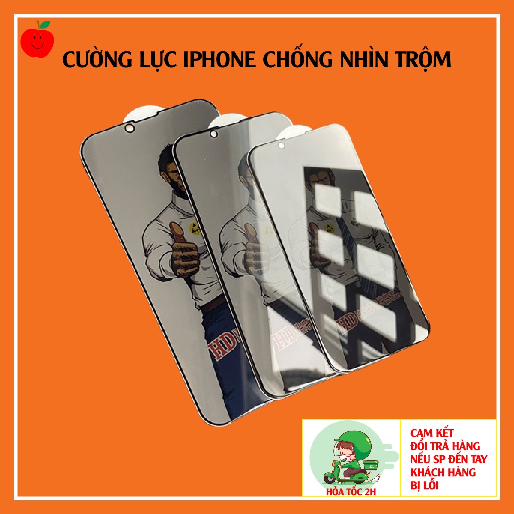 Kính Cường Lực IP Gorila Bảo Vệ Full Màn Hình Phiên Bản Chống Nhìn Trộm, Chống Bám Vân Tay