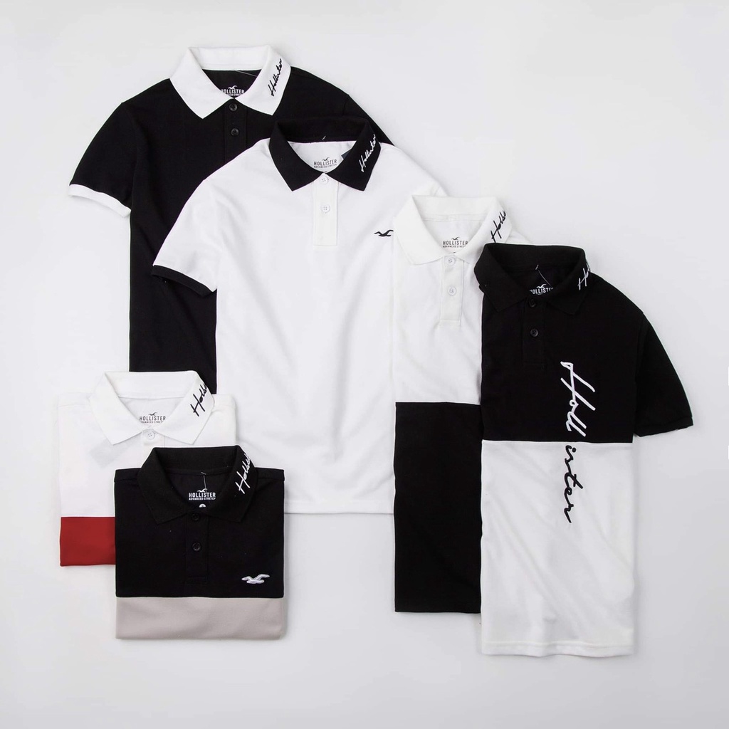 Áo thun polo Hollister Thời Trang Trẻ Trung, Phong Cách, Thoáng Mát, Thoải Mái