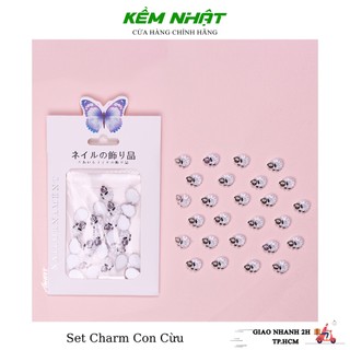 Set charm con cừu đính móng