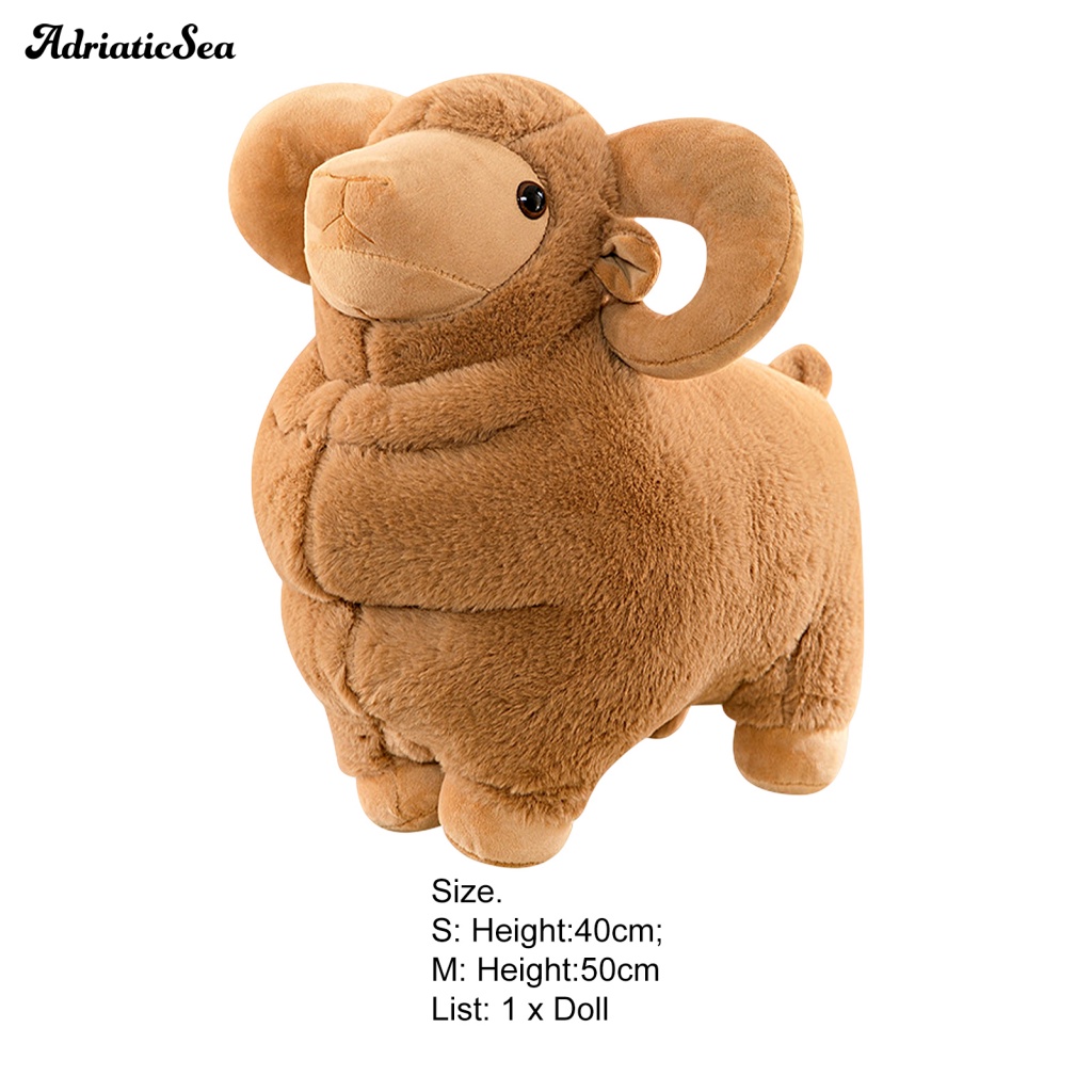 Thú Nhồi Bông Hình Chú Dê Đáng Yêu 40 / 50cm