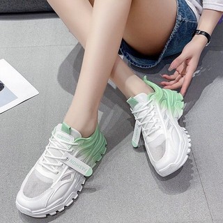 [Mã 25MINI3 giảm 40K đơn 150K] giầy thể thao loang nữ cao 5 phân